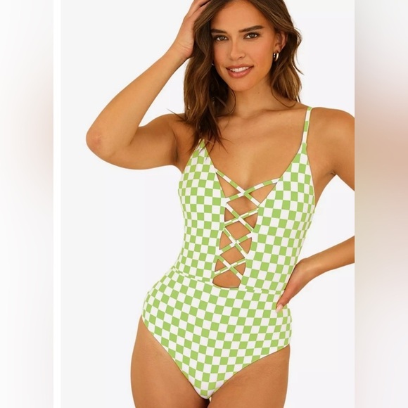 Dippin' Daisy's Other - Women’s Dippin’ Daisy’s Bliss One Piece Swimsuit Checked Out Small